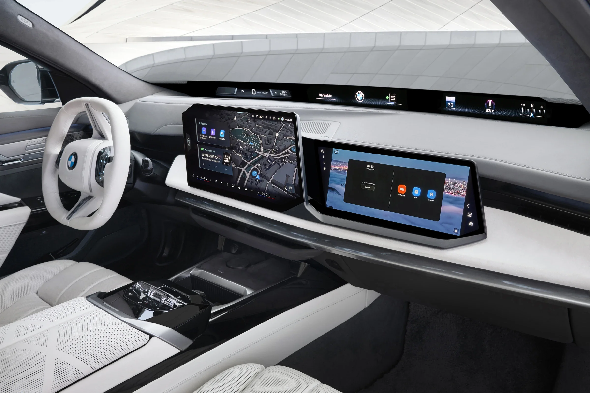 BMW 7er Cockpit mit Panoramic iDrive und Passenger Screen