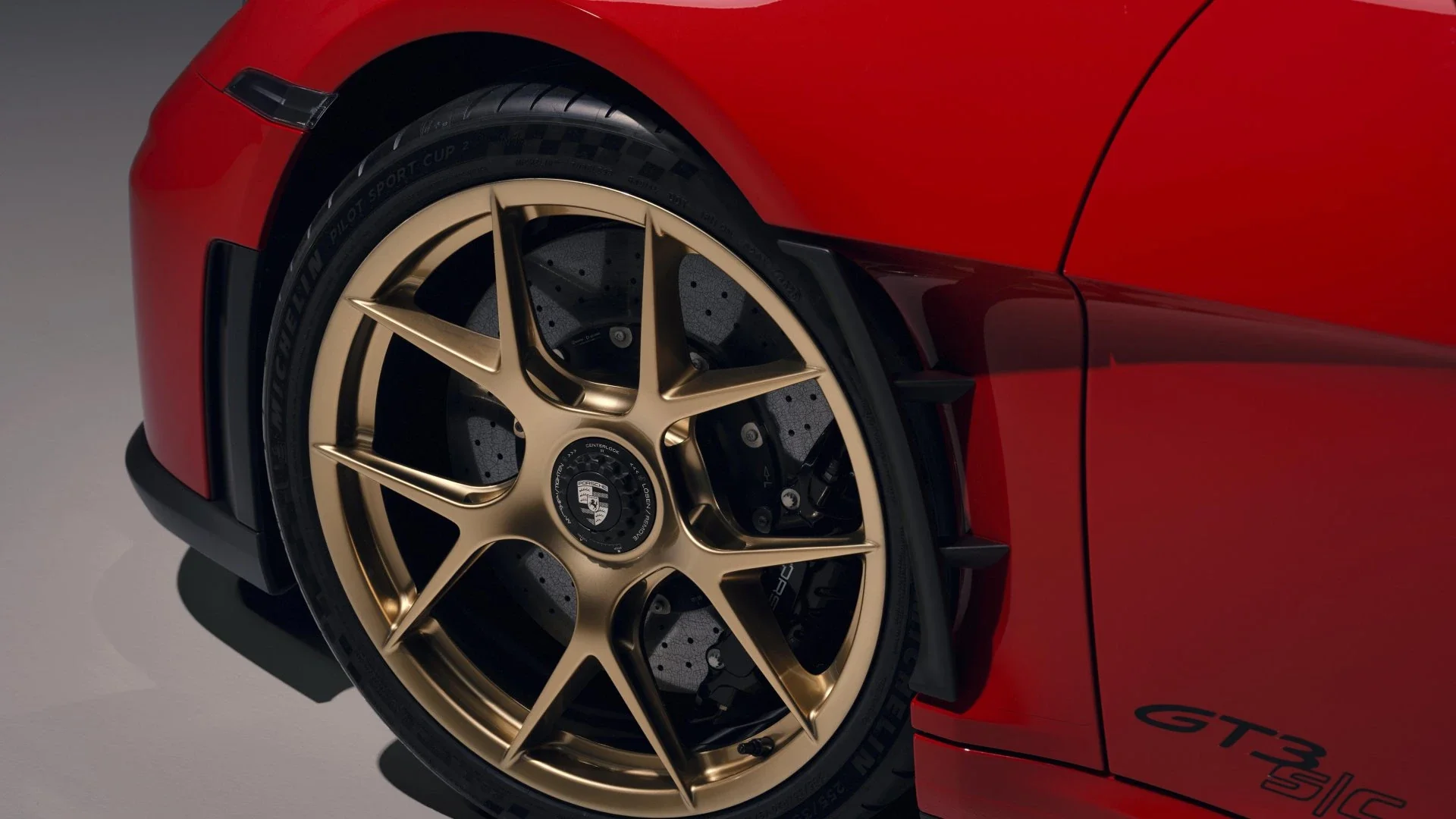 Rad und Bremsanlage des Porsche 911 GT3 S/C